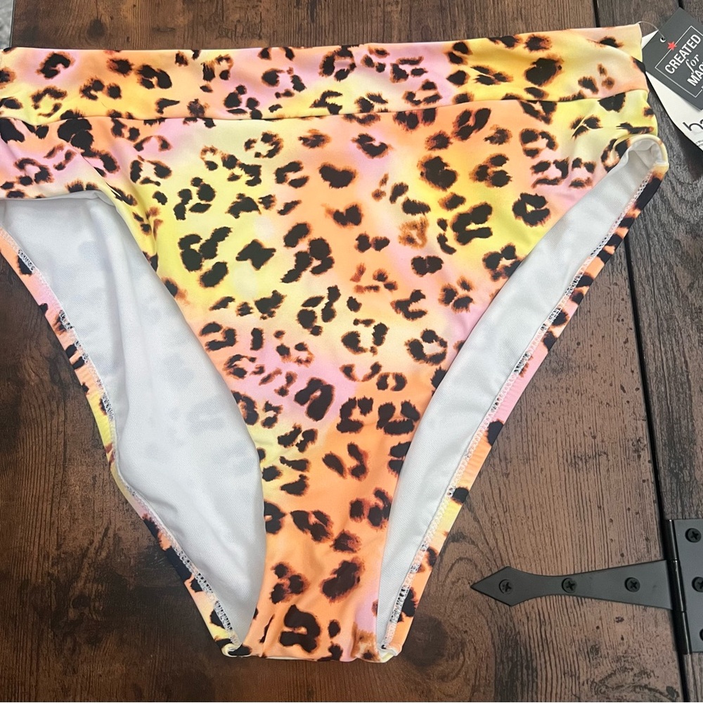 NWT Bar 3 “Summer Heat” High-Waisted Bikini Bottom